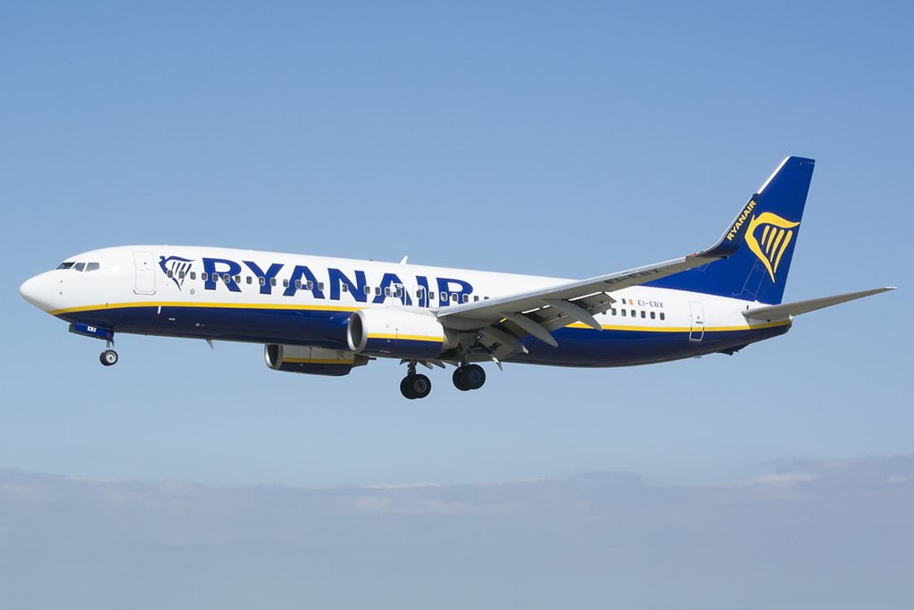 Ryanair Boeing 737-8AS EI-EBX, Flygplan
