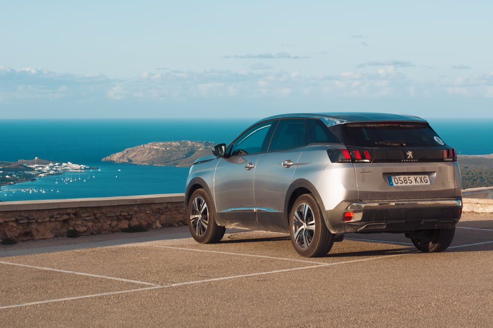 Menorca,,Spain,-,October,15,,2019:,Peugeot,3008,Suv,Car
