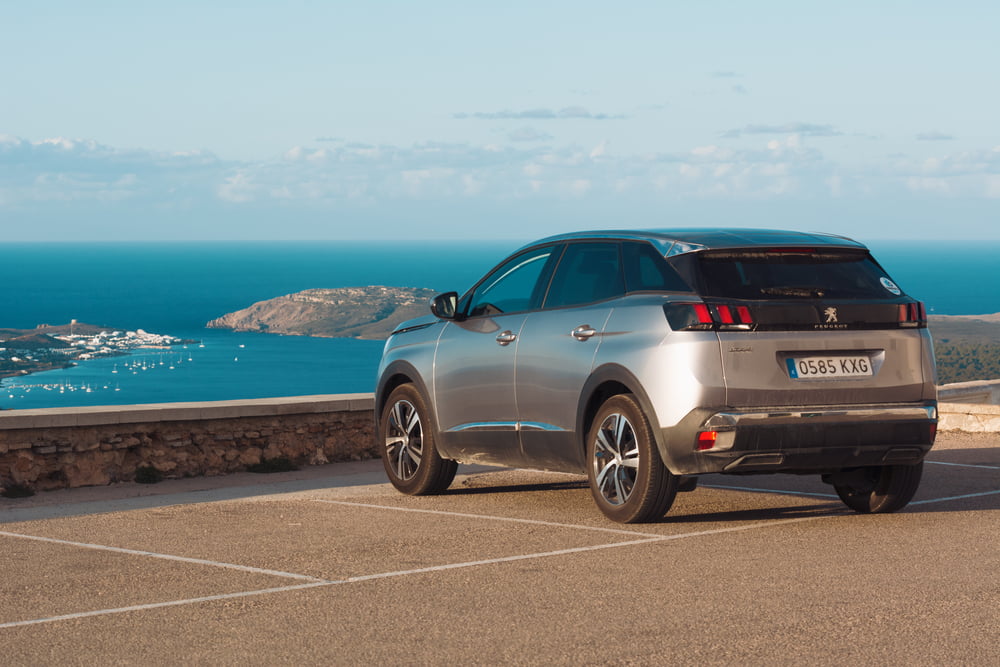 Menorca,,Spain,-,October,15,,2019:,Peugeot,3008,Suv,Car