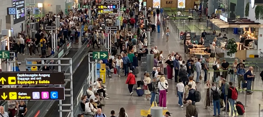 Flyg resenärer