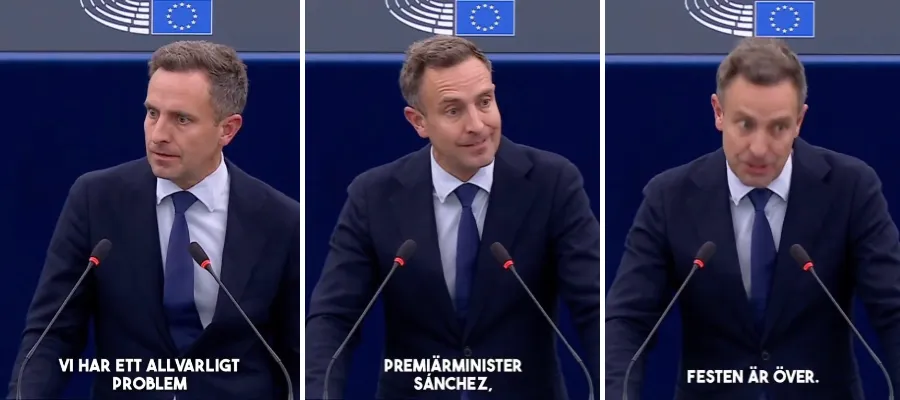 Tomas Tobé: Herr Sánchez, festen är över!