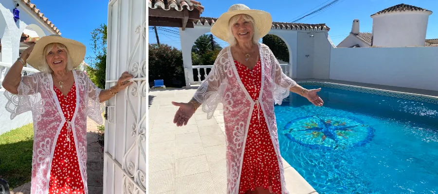 Christina Schollin i ”trotsåldern”: Tar sikte på 100 år i Spaniens sol