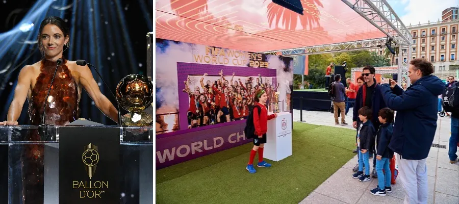 Ladda upp vid Fan Zone på Plaza de la Marina