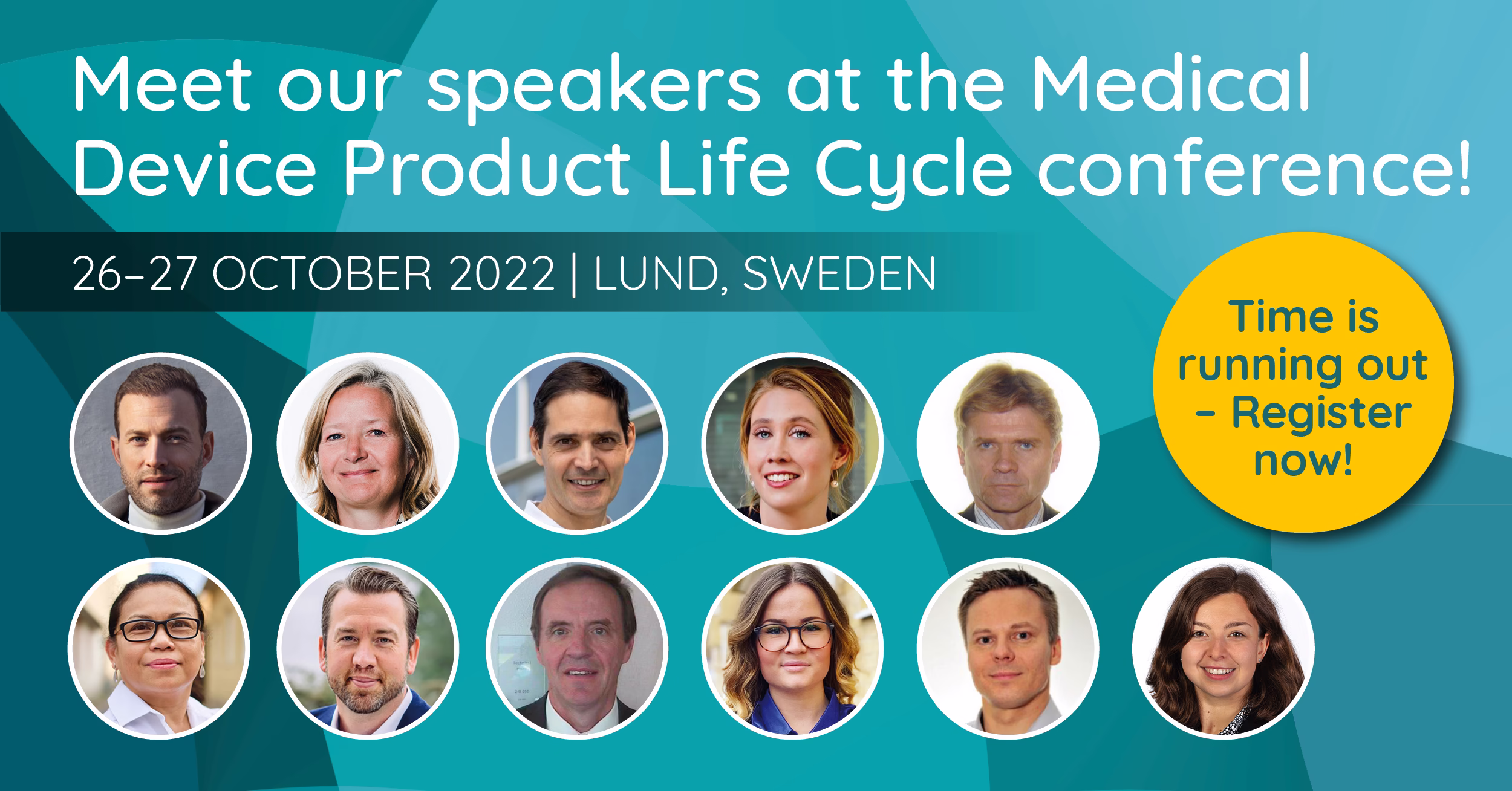 Meet our speakers - Medical Device Product Life Cycle Conference 2022