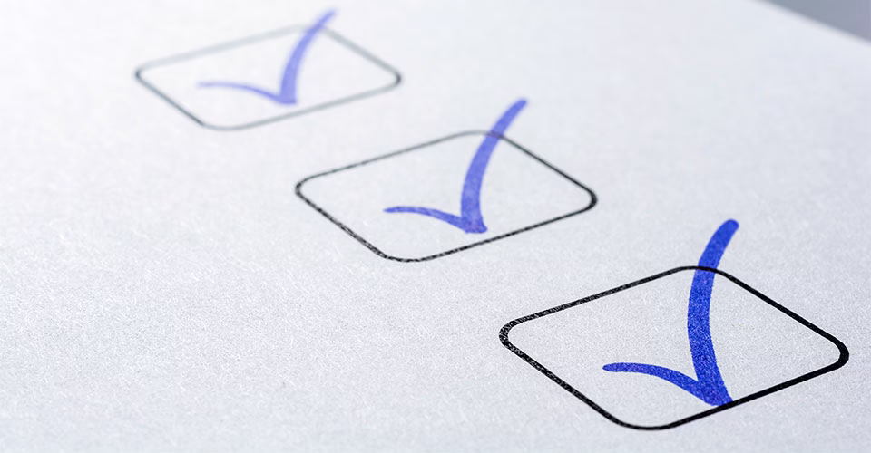 Check boxes on document